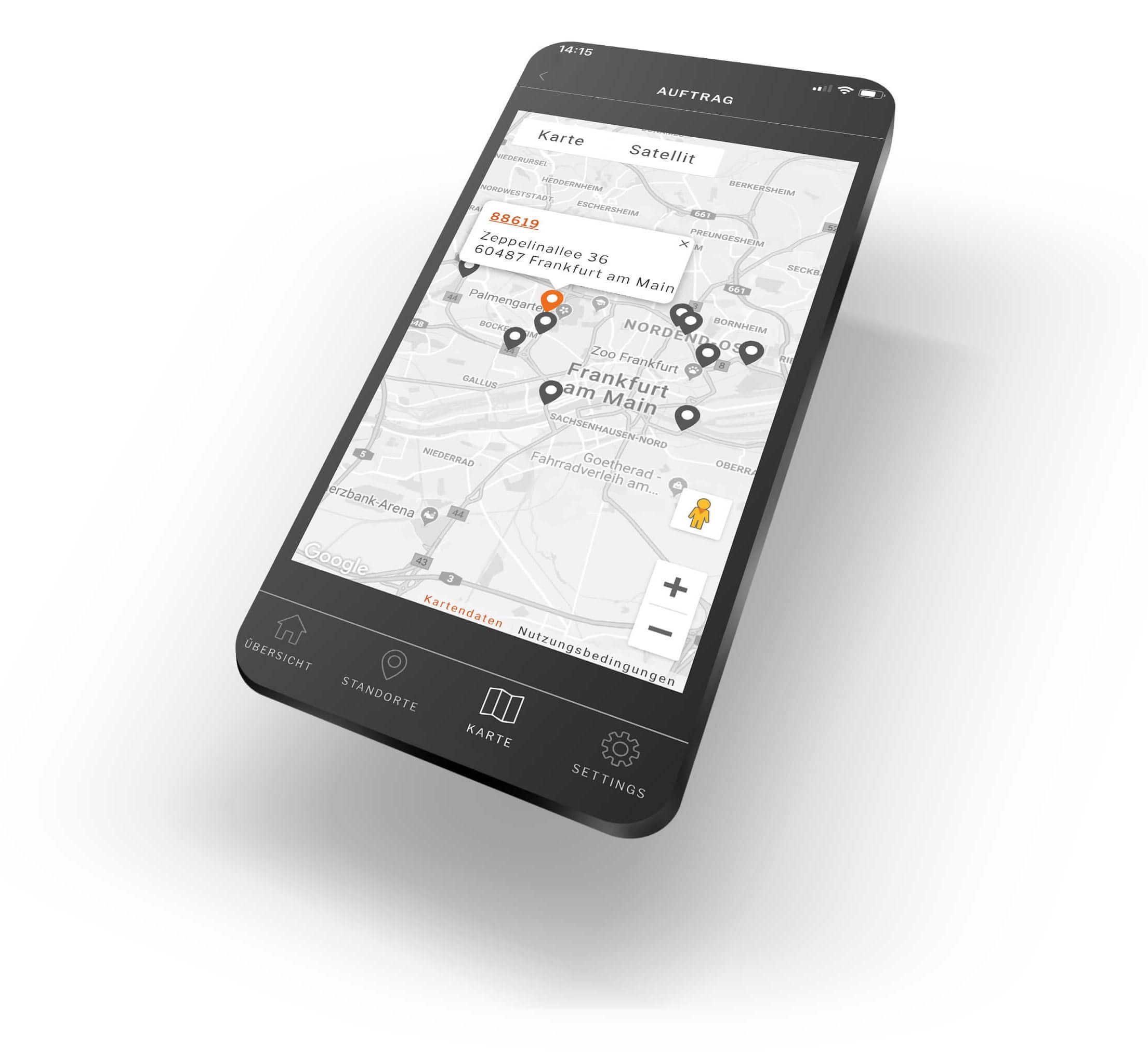 Wesselmann – Werbung – Corporate – Website – App – Implementierung – Anwendung – Smartphone – Karte – Native – App