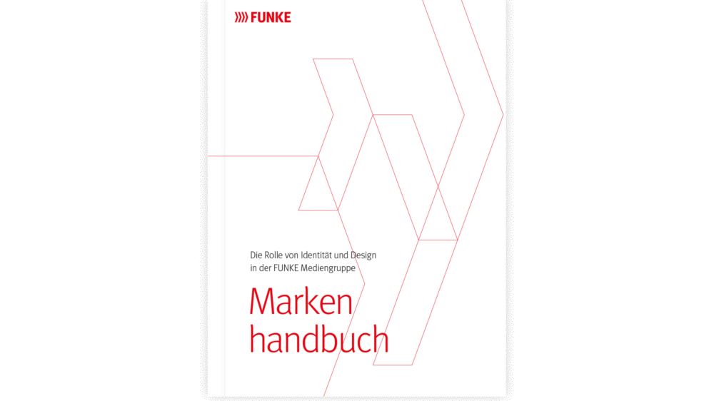 FUNKE Mediengruppe - Brand Manual Cover Illustration Implementation Brand Identity