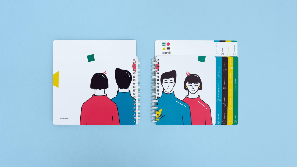 Iconili Corporate Design - Picture book Application Icons Nonverbal communication